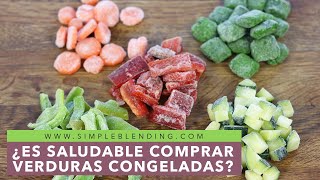 VERDURAS CONGELADAS SALUDABLES  Ventajas de comprar verdura congelada [upl. by Nolyak]