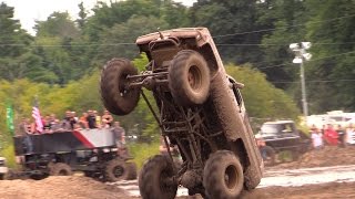 Twitty Wins Wheelie Comp at Michigan Mud Jam 2014 [upl. by Ahsienet280]