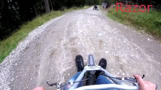 Trike Racing Downhill Tricycle GoPro Hero [upl. by Alisa]