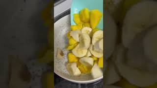 chia seed pudding with yoghurt walnut mango banana [upl. by Jodee]