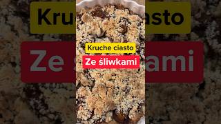 Kruche ciasto ze śliwkami shorts [upl. by Carbo]