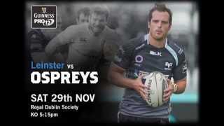 Ospreys TV Leinster match preview [upl. by Onidranreb]