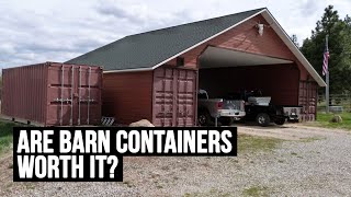 Are BARN SHIPPING CONTAINERS Worth It [upl. by Ditter11]