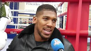 Anthony Joshua Gives His Prediction for Wilder vs Fury 2  Wilder vs Fury 2 [upl. by Galvin]