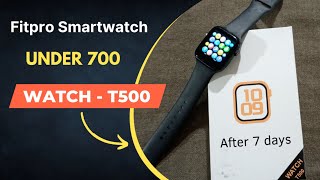 Fitpro T500 Smart Watch  T500 Smart Watch How to Connect Phone  Setup amp Unboxing under ₹700 t500 [upl. by Nehcterg649]