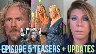 Sister Wives S19 E5 TEASERS  updates  Wives in LA Mykelti Cries Meris Release [upl. by Aerb]