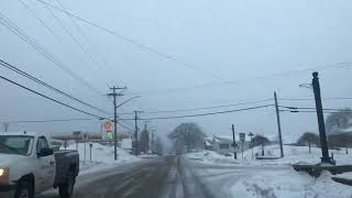 Driving in Tignish Prince Edward Island [upl. by Ardnasac868]