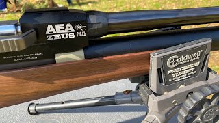 PowerHouse  AEA PRECISION ZEUS  72 CAL  THE MOST POWERFUL PRODUCTION AIRGUN IN THE WORLD [upl. by Aig]