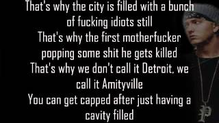 Eminem Amityville Lyrics [upl. by Lindo]