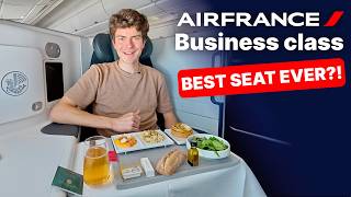 Air France Business Class  Best seat ever Flight review Bilbao to Paris to Toronto [upl. by Airreis]