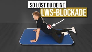 3 effektive Übungen gegen eine LWSBlockade nachhaltig [upl. by Dahsraf]