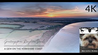 REIGHTON SANDS Holiday Park Filey North Yorkshire 2023 drone djimini3pro 4k [upl. by Anerok]