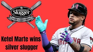 Ketel Marte wins silver slugger 2B LN [upl. by Ahsienet107]