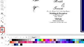 Wedding Invitation card Design by atta CorelDRAW Tutorial [upl. by Mumford]