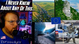 American Reacts to Fascinating Pictures of Europe I Cant Explain [upl. by Lletnohs739]