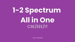 12 Spectrum All in One for CSEITEEE [upl. by Betthezul69]