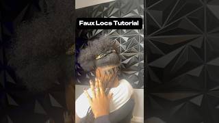 How to Faux Locs  Soft Locs  Knotless Method 🔥 [upl. by Garate]