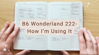 B6 Wonderland 222  How I’m Using It [upl. by Noiro]