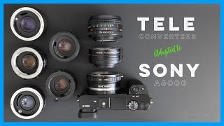 Using Teleconverters with Adapted Vintage Lenses on the Sony A6000 [upl. by Widera318]