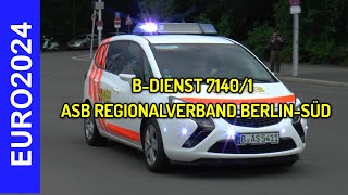 EURO2024 ⚽️ 🚑 BDIENST 71401 ASB REGIONALVERBAND BERLINSÜD [upl. by Ueik]