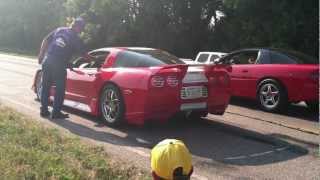 Camaro z28 LT1 Vs 2004 SuperCharged Z06 Corvette [upl. by Ebony]