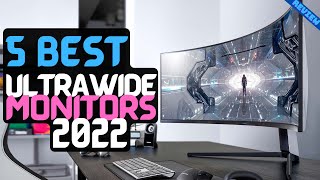 Best Ultrawide Gaming Monitor of 2022  The 5 Best Ultrawide Monitors Review [upl. by Amaj]