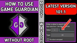 How to install and use game guardian without root  2022 [upl. by Annaerb]