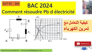 Probleme type électricité BAC 2024 [upl. by Ahsim861]