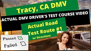 Santa Clara DMV Behind the wheel test  Actual Route for the Driving test 2023 [upl. by Cooper416]