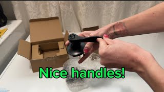 KNOBWELL 2 Pack Keyed Alike Front Door Handle and Deadbolt Set  Review [upl. by Thetis]