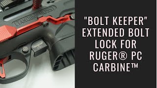 TANDEMKROSS  quotBolt Keeperquot Extended Bolt Lock for Ruger® PC Carbine™  Install Instructions [upl. by Nodal]