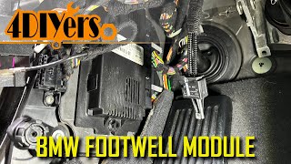 How to Remove or Replace BMW Footwell Module FRM [upl. by Nalani]