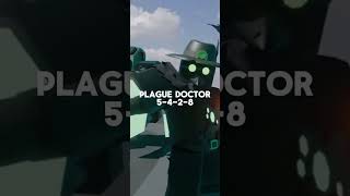 Tdx Plague doctor vs Eradicator vs revived plague doctor vs Eradicator MK2 roblox tdx [upl. by Emmet143]