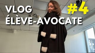 La ROBE dAvocat pour la 1ere fois  Vlog élèveavocate 411 [upl. by Rosabella]