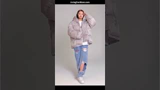 HTCU Luminous Cotton Jacket  Trendy HipHop Winter Coat [upl. by Antonie]