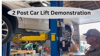 2 Point Car Lift Demonstration [upl. by Ilyah968]