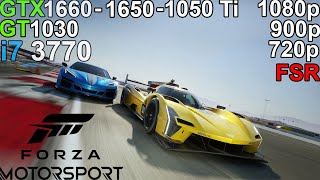 Forza Motorsport  GTX 1660  GTX 1650  GTX 1050 Ti  GT 1030 i7 3770 [upl. by Carman]