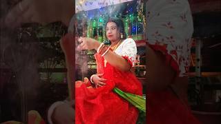 Pujor Aroti🪔swapnocharini banglavlog youtubeshorts diwali reels [upl. by Ranjiv342]