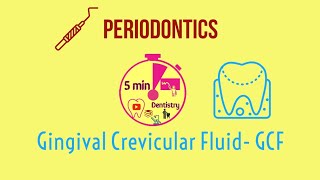 GCF  Periodontics  easy lecture  5 min DENTISTRY [upl. by Hsemin700]