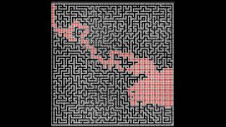 Maze solver using A pathfinder algorithm [upl. by Nytsud]