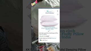 💕 Flipkart Soft Pillow Rs189Shorts Flipkart Unboxing Pack Of 2 Cotton Pillow 👌🔥 [upl. by Fredericka586]