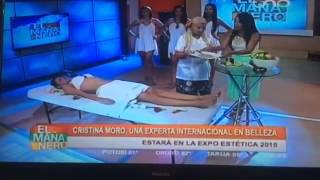 Cristina Moro en Canal Uno de Bolivia [upl. by Carman]