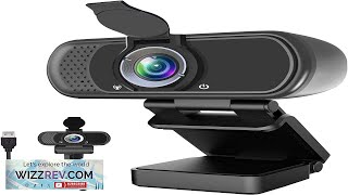 Webcam HD 1080p Live Streaming Web Camera with Stereo Microphone PC Desktop Review [upl. by Efar]