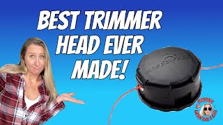 The BEST TRIMMER HEAD ever made How to install a Universal Speed Feed on most any trimmer [upl. by Names]