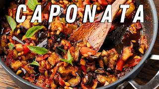 Caponata  The Easier Way To Make The Best Italian Appetizer [upl. by Bertilla]