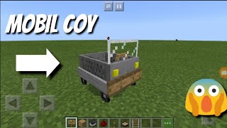 CARA MEMBUAT MOBIL DI MINECRAFT DENGAN MENGUNAKAN MINECARD [upl. by Donal820]