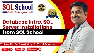 Database Intro SQL Server Installations from SQL School [upl. by Fulks]