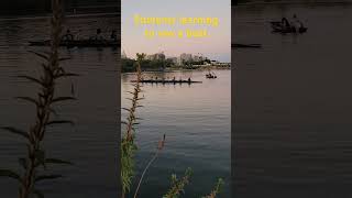 Students Learning To Row A Boat In Lake Monona rowingclub [upl. by Rachelle800]