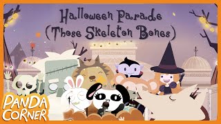 Panda Corner  Halloween Parade Those Skeleton Bones Official Music Video [upl. by Derfla23]