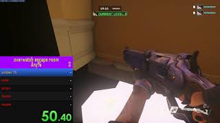 Overwatch Escape room Speed run [upl. by Okin]